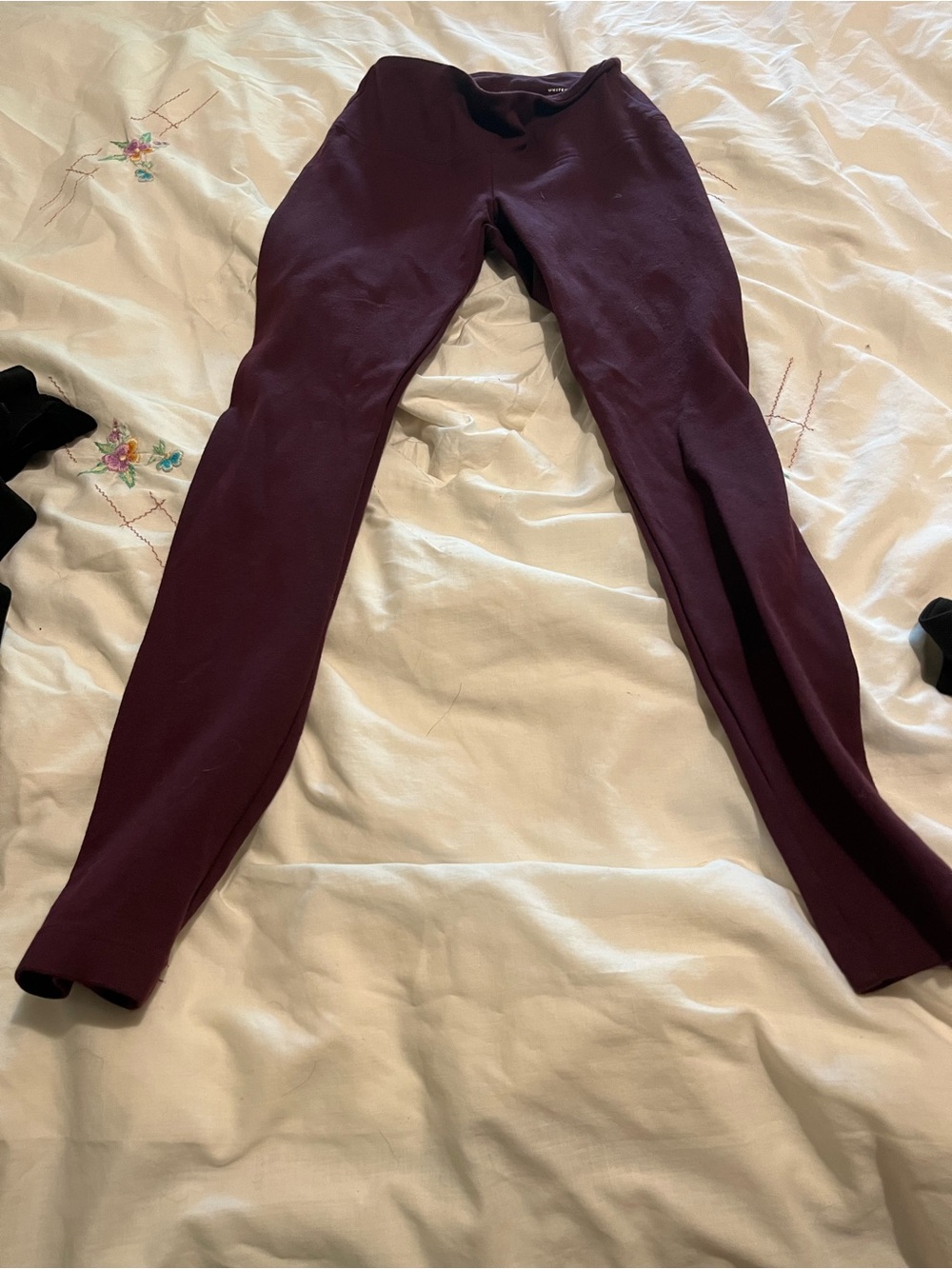 White House Black Market Girls' Plum Stretch Leggings